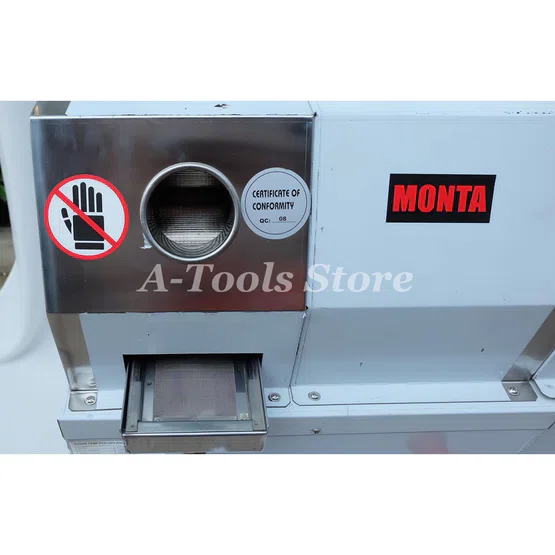 เครื่องบีบอ้อย เครื่องคั้นน้ำอ้อย พร้อมปลอกเปลือก 2ระบบ MONTA รุ่น SY-300FP สแตนเลส อย่างดี SY300FP เครื่องบีบน้ำอ้อย 4