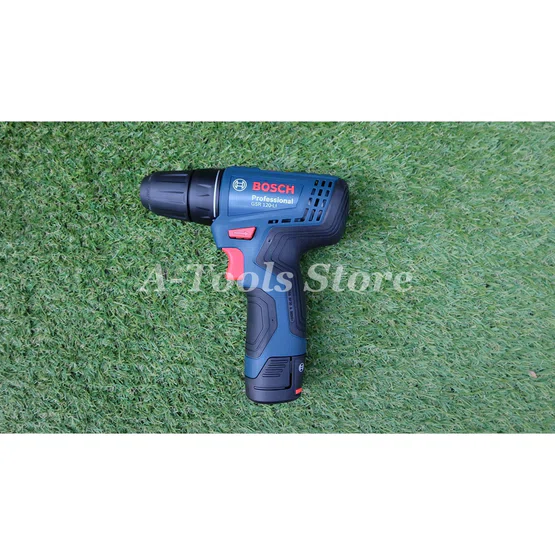 BOSCH สว่าน ไขควง ไร้สาย 12V บ๊อช รุ่น GSR 120-LI (แบต2ก้อน2.0Ah+แท่นชาร์จ) สว่านไร้สาย GSR120 LI สว่านแบต 06019G80K0 6