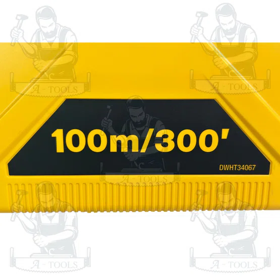 DEWALT เทปวัดสายไฟเบอร์กลาส รุ่น DWHT34067-30 ความยาว 100 เมตร/ 300ฟุต ของแท้ 100% สินค้าพร้อมส่ง 5