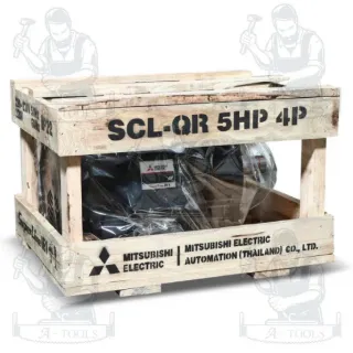 มอเตอร์ MITSUBISHI รุ่น SCL-QR กำลัง 5 แรงม้า 1เฟส 220 โวลต์ 4โพล 2สาย IP22 ความเร็วรอบ 1450 RPM ส่งไว *ของแท้ 100%* 5