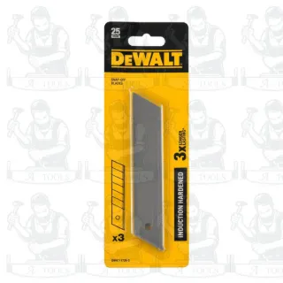DEWALT ใบมีดคัตเตอร์ 18 มม. Hardened รุ่น DWHT11719-0 ใช้งานร่วมกับคัตเตอร์ขนาด 18 มม. ได้ทั่วไป ของแท้ 5