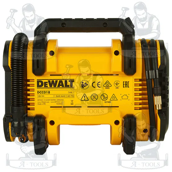 + + DEWALT เครื่องสูบลมไร้สาย 18V รุ่น DCC018N-XJ (เครื่องเปล่า) รับประกัน3ปี 3