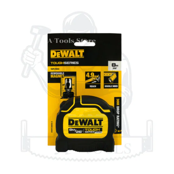 DEWALT ตลับเมตร TOUGH TAPE รุ่น DWHT36915-30 ยาว5เมตร / DWHT36926-30 ยาว8เมตร 3
