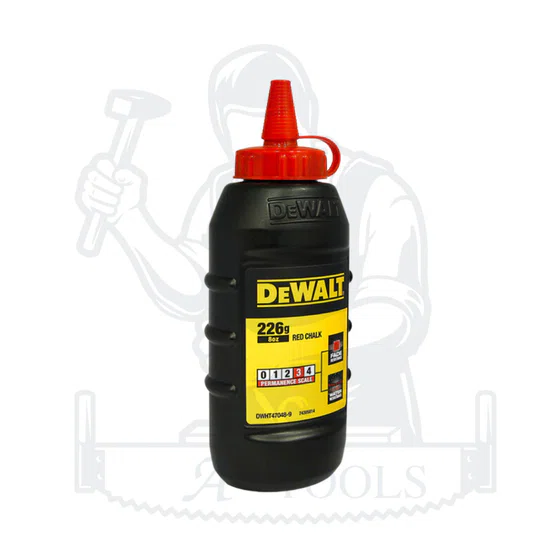 DEWALTรุ่น DWHT47048-9 หมึกเติมปักเต้า สีแดง 226 กรัม ใช้งานง่าย สีติดทน กันน้ำได้ คุณภาพดี 6