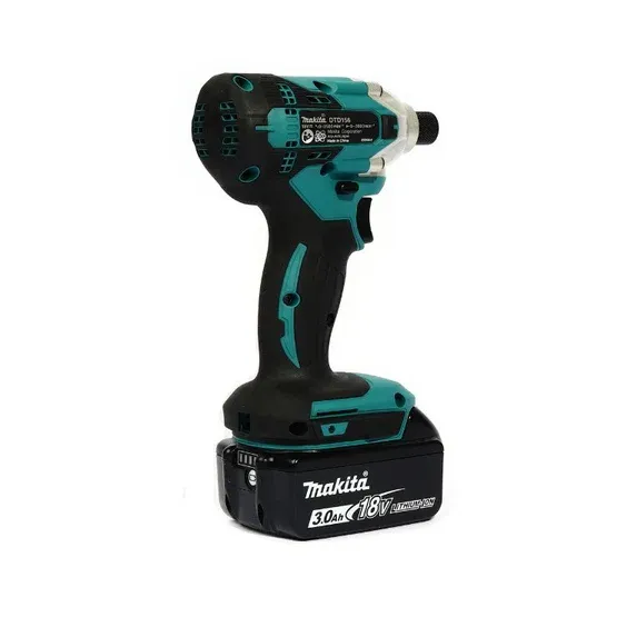 MAKITA ชุดสว่านไขควง ไร้สาย 18V รุ่น DTD156SF1J (แบต 3.0Ahx1+แท่นชาร์จ) 1/4นิ้ว 155Nm. DTD156 **ส่งเร็ว ของแท้100%** 5