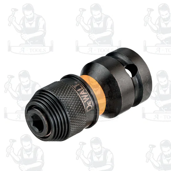 DEWALT รุ่น DT7508-QZ หัวแปลงบ๊อกซ์กระแทก 1/2นิ้ว เป็น 1/4นิ้ว HEX รองรับแรงบิด แรงกระแทกสูง พร้อมส่ง 2