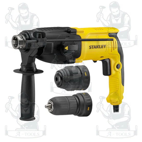 STANLEY สว่านโรตารี่ รุ่น SHR264KA-B1 กำลังไฟ800วัตต์ 26มม.ปรับซ้าย-ขวา ได้ รับประกัน2ปี 4