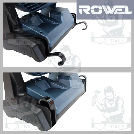 + + ROWEL พัดลมไร้สาย 11" 20V รุ่น RW-DFA600-B (ตัวเปล่า) ปรับได้ 3ระดับ แถมตัวแปลงแบตเตอรี่ 6