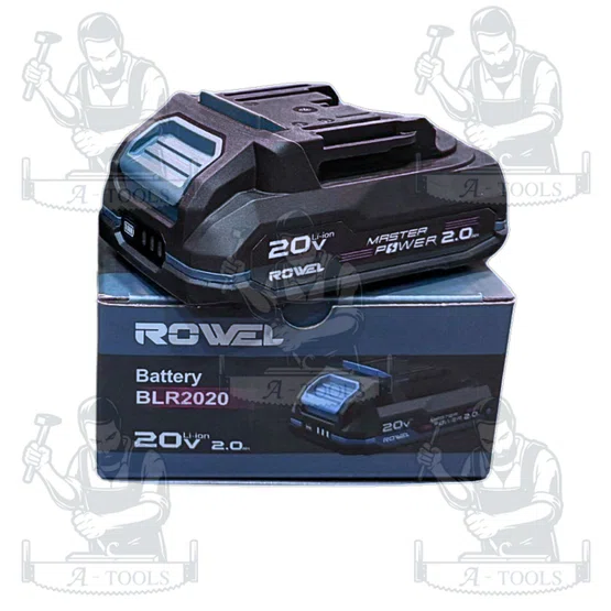 ROWEL แบตเตอรี่ 20V รุ่น BLR2020 -2.0AH / BLR2050 -5.0Ah แท่นชาร์จ รุ่น BCM2020 -2.0Ah / BCU2040 -4.0Ah 5