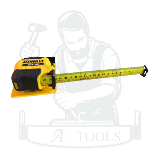 DEWALT ตลับเมตร ATOMIC รุ่น DWHT38112-30THA 5เมตร รุ่นใหม่ เลข2ด้าน / DWHT38118-30 8เมตร 5