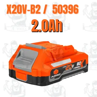 PUMPKIN แท่นชาร์จแบตเตอรี่ XTREME X20V-C24 50435 และแบตเตอรี่ลิเธียมไอออน 2.0Ah.X20V-B2/50396 - 4.0Ah.X20V-B4/50397 2