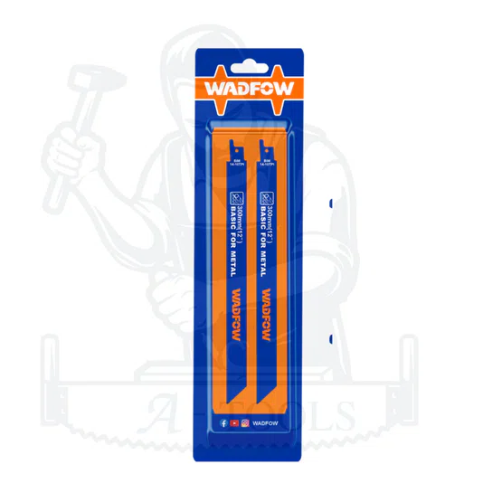 WADFOW ใบเลื่อยชัก ตัดเหล็ก 12″ 14-10TPI รุ่น WJT1225VF 2ชิ้น/ชุด 5