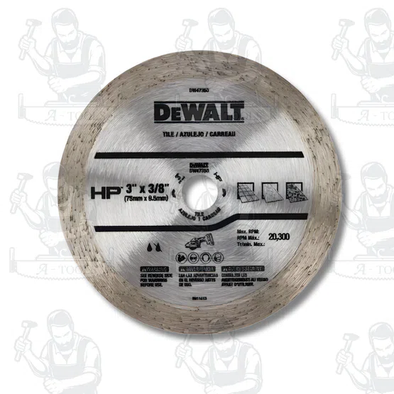 DEWALT รุ่น DW47350 ใบตัดกระเบื้อง 3 นิ้ว สำหรับเครื่องตัดรุ่น DCS438 ออกแบบพิเศษให้อายุการใช้งานยาวนาน ตัดได้ไวพร้อมส่ง 2