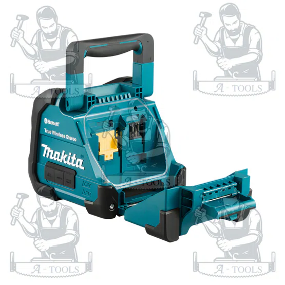 MAKITA ลำโพงบลูทูธไร้สาย รุ่น DMR203 รองรับแบตเตอรี่ 12V / 18V เชื่อมต่อผ่าน Bluetooth เวอร์ชั่น 5.0 (ตัวเปล่า) พร้อมส่ง 3