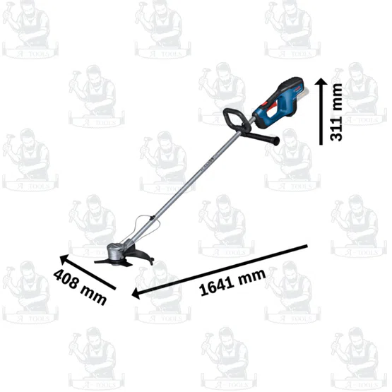 BOSCH เครื่องเล็มหญ้า ไร้สาย 18V รุ่น GFR18V-23 (เครื่องเปล่า) เครื่องตัดหญ้า แบบใบมีด 06008D1000 **ส่งเร็ว ของแท้100%** 2