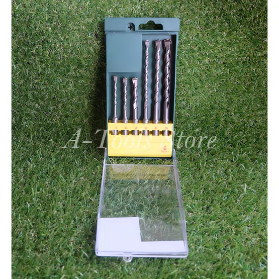 BOSCH ชุดดอกสว่านโรตารี่ บ๊อซ SDS PLUS Set 6ชิ้น 2607019447 ดอกสว่านเจาะกระแทก SDS Plus 6 Pcs. ดอกสว่านเจาะปูน 5