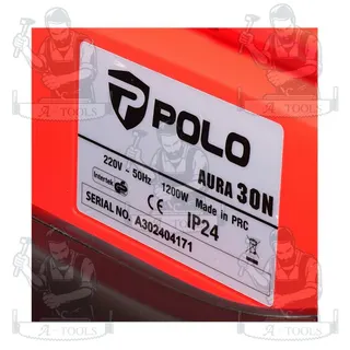 POLO เครื่องดูดฝุ่นน้ำ-แห้ง กำลังมอเตอร์ 1,200 วัตต์ รุ่น AURA-30N ความจุถัง 30 ลิตร สินค้า 6