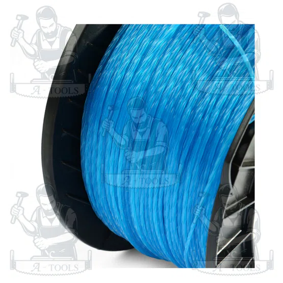 MAKITA รุ่น MPE-01753 สายเอ็นตัดหญ้า 4 แฉก สีฟ้า 1.6MMX 445M 4