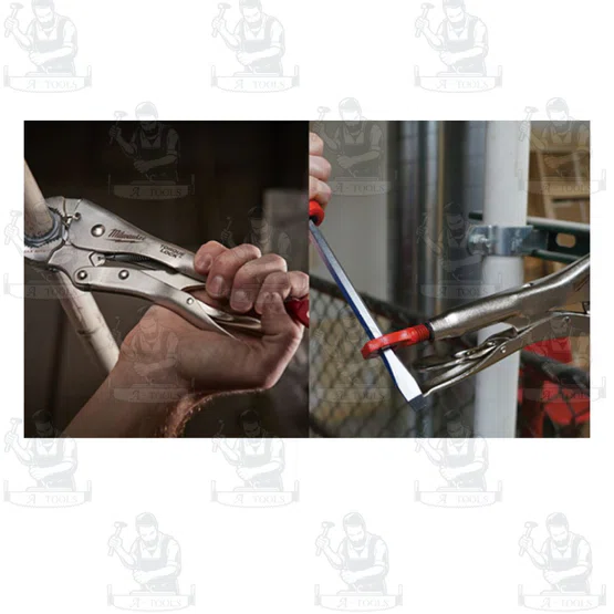 Milwaukee คีมล็อคปากตรง 10" TORQUE LOCK รุ่น 48-22-3510 ทำจากโลหะที่พิเศษทนทาน เเข็งเเรง 4