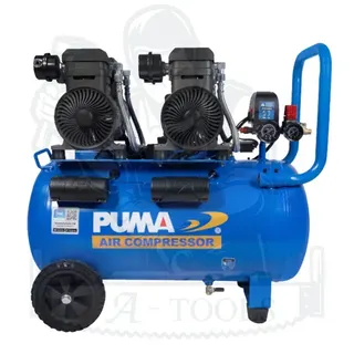 PUMA FORCE ปั๊มลม ออยฟรี 55ลิตร รุ่น FORCE-55 / FORCE-55 MARK II 2900W เสียงเงียบ ไม่ใช้น้ำมัน มอเตอร์ทองแดงแท้ 2