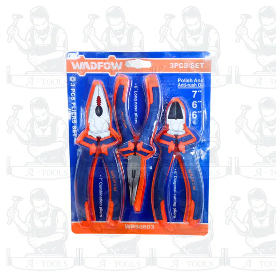 WADFOW ชุดคีม 3ชิ้น รุ่น WPS0603 ไม่เป็นสนิม 2