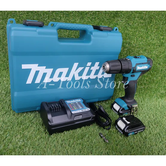 MAKITA สว่านกระแทก ไร้สาย มากีต้า 12V รุ่น HP333DWYE (แบต2ก้อน+แท่นชาร์จ+หัวไขควง) สว่านไร้สาย HP333 **ของแท้100%** 2