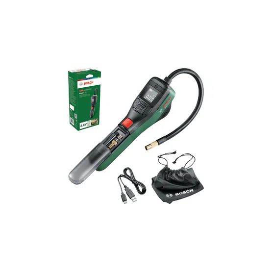 BOSCH ปั๊มลมไร้สาย พกพา 3.6V บ๊อช แรงอัดสูงสุด10.3บาร์ (150 PSI) พร้อมระบบ Auto Stop (Easy Pump) 0603947080 2