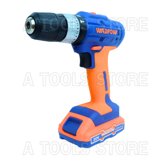 WADFOW สว่านกระแทก ไร้สาย 20V รุ่น WCDP521 (พร้อมแบต+ที่ชาร์จ) สว่านเจาะปูน ไม้ เหล็ก 4