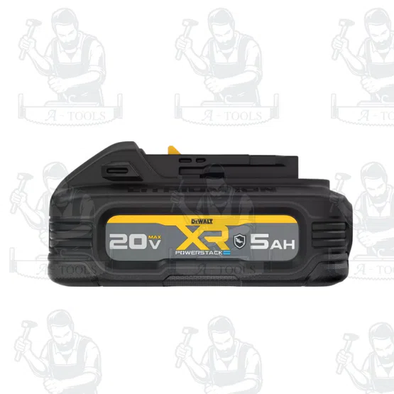 DEWALT รุ่น DCBP520G-B1 แบตเตอรี่ Powerstack 20V Max 5AH รุ่นทนน้ำมัน ใช้ได้กับเครื่องมือไร้สาย 18V(20V Max) ทุกชนิด 4