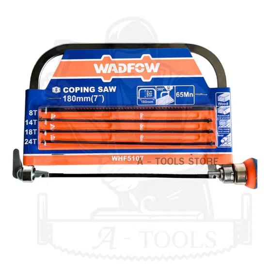 WADFOW เลื่อยฉลุ 7นิ้ว รุ่น WHF5107 พร้อมใบเลื่อย 5ชิ้น 6