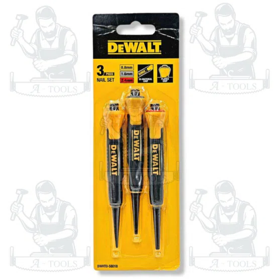 DEWALT แท่งตอกตะปู 3 ชิ้น รุ่น DWHT0-58018 (0.8/1.6/2.4) ความยาวรวม 12 ซม. ของแท้ 100% สินค้าพร้อมส่ง 4