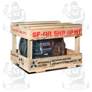 MITSUBISHI มอเตอร์ รุ่น SF-QR ชนิดหุ้มมิด กำลัง 5 แรงม้า (3.7 กิโลวัตต์) 3เฟส 220/380 โวลต์ 4โพล 3สาย IP55 ของแท้100% 5