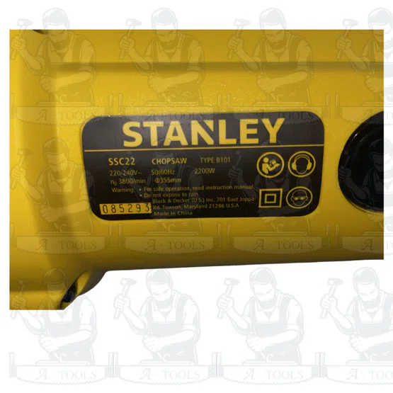 STANLEY แท่นตัด ไฟเบอร์ 14" รุ่น SSC22 ขนาด14นิ้ว กำลังไฟ 2,200W 6
