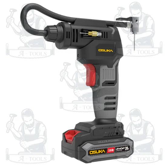 OSUKA + ชุดเครื่องเติมลมไร้สาย 20V รุ่น OCAI786-D1 (แบต20V 2.0Ah x1+สายชาร์จ) 2
