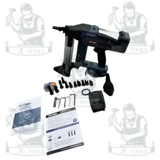 ROWEL รุ่น DNG400-B/S เครื่องยิงตะปูคอนกรีตไร้สาย 20V แบตเตอรี่ 5.0Ahx1+ แท่นชาร์จ รับประกัน 2ปี 3