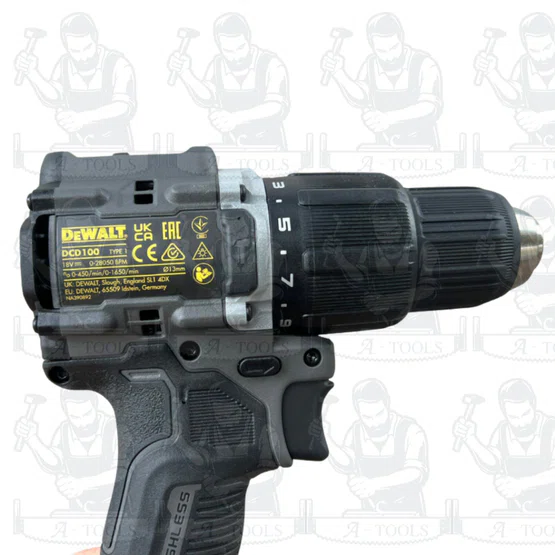 DEWALT สว่านกระแทก ไร้สาย 20V Max รุ่น DCD100M1T-QW รับประกัน3ปี **ส่งเร็ว ของแท้100%** 3