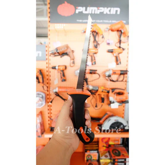 PUMPKIN เลื่อยฉลุฝ้า พัมคิน รุ่น 32109 / PTT-286A ใบเลื่อยลับคม3หน้า (2ใบ) พร้อมชุบแข็ง ด้ามจับผลิตจากพลาสติก ABS100% 3