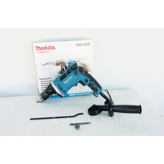 MAKITA สว่าน กระแทก มากีต้า รุ่น M8100B 5/8" 16mm 710W ปรับรอบซ้าย-ขวา เจาะปูน,ไม้,เหล็ก M8100 (แทน MT814) *ของแท้100%** 2