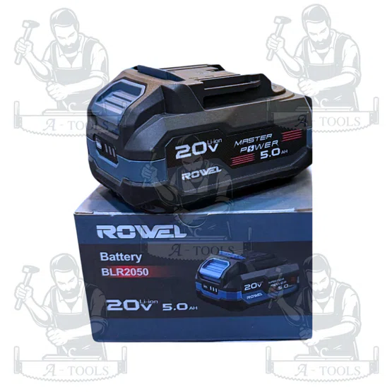 ROWEL แบตเตอรี่ 20V รุ่น BLR2020 -2.0AH / BLR2050 -5.0Ah แท่นชาร์จ รุ่น BCM2020 -2.0Ah / BCU2040 -4.0Ah 4
