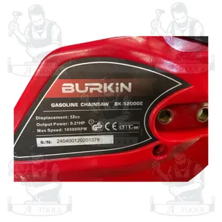 BURKIN เลื่อยยนต์ เบอกิ้น รุ่น BK-GT-5200GE ดึงเบาสตาร์ทง่าย เครื่องยนต์ 2 จังหวะ ของแท้ 3
