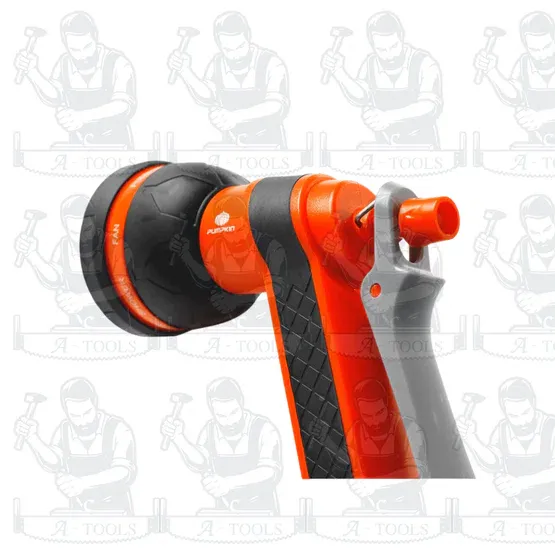 PUMPKIN ชุดปืนฉีดน้ำ 8 ฟังก์ชั่น พร้อมข้อต่อสายยาง 1/2″-5/8″ รุ่น 42300 ผลิตจากพลาสติก ABS+ PP แข็งแรง ทนทาน 3