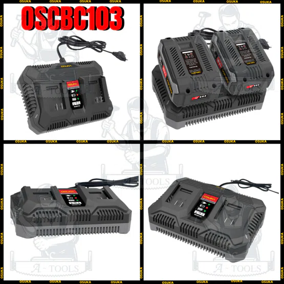 OSUKA แท่นชาร์จแบตเตอรี รุ่น OSCBC102 / 1.5AH , OSCBC103 2 พอร์ต สินค้า 3