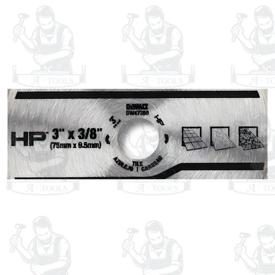 DEWALT รุ่น DW47350 ใบตัดกระเบื้อง 3 นิ้ว สำหรับเครื่องตัดรุ่น DCS438 ออกแบบพิเศษให้อายุการใช้งานยาวนาน ตัดได้ไวพร้อมส่ง 3