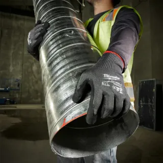Milwaukee ถุงมือ กันบาด Cut Level 5 Dipped Gloves L รุ่น 48-22-8952 วัสดุไนล่อนและ HPPE 4