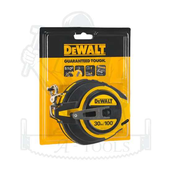 DEWALT เทปวัดสายโลหะ ยาว 30เมตร รุ่น DWHT0-34144 ทนทาน คุณภาพดี แข็งแรง ใช้งานง่าย DWHT0-34144-30 **ส่งเร็ว ของแท้100%** 5