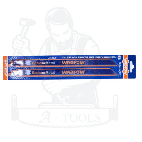 WADFOW ใบเลื่อยชัก ตัดเหล็ก 12″ 14-10TPI รุ่น WJT1225VF 2ชิ้น/ชุด 3