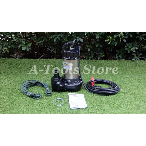 MITSUBISHI ปั๊มแช่ 1 1/2" รุ่น SSP-255S / SSP-255SA (มีลูกลอย) ปั๊มจุ่ม ไดโว่ มิตซูบิชิ SUPER PUMP 1/3HP 250W 220V 3