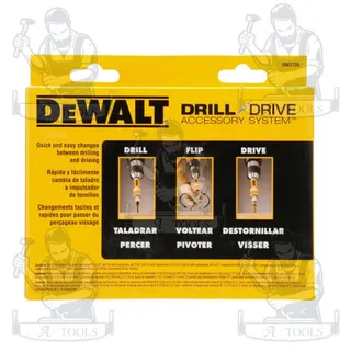 DEWALT ชุดดอกไขควงและดอกสว่าน 12 ชิ้น รุ่น DW2735P ชุดเซตสำหรับงาน DIY ของแท้ พร้อมส่ง 6
