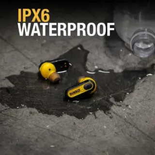 DEWALT Jobsite Pro-X1 True Wireless Earbuds หูฟังไร้สาย รุ่น DXMA1902092E พร้อมเคสชาร์จ ของแท้ 100% พร้อมส่ง 6