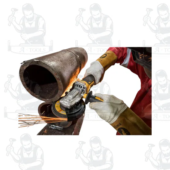 DEWALT รุ่น DCG405FN-KR เครื่องเจียรหัวแบนไร้สาย 20V. เครื่องเปล่า หัวเครื่องแบนสำหรับเข้าที่แคบ มอเตอร์ไร้แปรงถ่าน 5